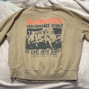 Ramones beige crew neck